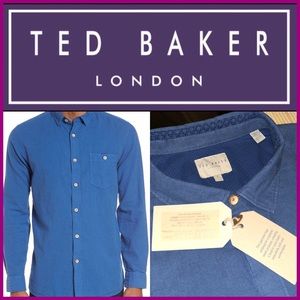 Ted Baker London Carwash Modern Sport Shirt Size 7